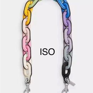 Coach Vibrant Multicolor Chain Strap